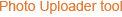Photo Uploader tool